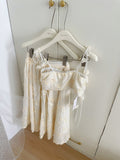 Sexy A line Spaghetti Straps 2 Pieces Summer Dress Holiday Dresses Party Birthday Outfits For Women HZ1121
