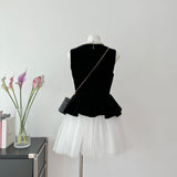 Sexy A line Jewel Neckline Black Short Summer Dress Holiday Party Outfits For Women HZ1121
