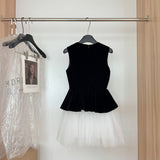 Sexy A line Jewel Neckline Black Short Summer Dress Holiday Party Outfits For Women HZ1121