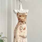 Sweet Mermaid 2 Piece Long Women Summer Holiday Holiday Dresses HZ1121
