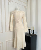 Sexy Sheath Long Sleeves Knitted Dress Holiday Party Outfits For Women HZ1121