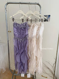 Cute A Line Spaghetti Straps Layers Summer Dress Holiday Party Outfits For Girls HZ1121