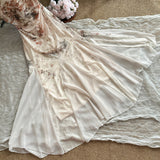Sweet Mermaid 2 Piece Long Women Summer Holiday Holiday Dresses HZ1121