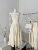 Sexy A line Spaghetti Straps 2 Pieces Summer Dress Holiday Dresses Party Birthday Outfits For Women HZ1121