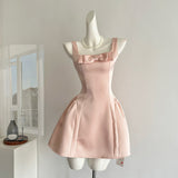 Cute A Line Square Neckline Summer Dress Holiday Party Outfits For Women HZ1121