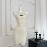 Cute Sheath Halter Neckline Short Lace Summer Dress Holiday Party Outfits For Women HZ1121