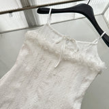 Cute A Line Spaghetti Straps Ivory Lace Summer Dress Holiday Party Outfits For Women HZ1121