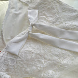 Sexy Mermaid Square Neckline Floral White Lace Summer Dress Holiday Party Outfits For Women HZ1121