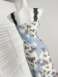 Sexy Sheath Straps Floral Summer Dress Holiday Party Birthday Outfits For Women HZ1121