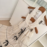 Sexy A line Halter Neckline 2 Pieces Summer Dress Holiday Dresses Party Outfits For Women HZ1121