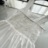 Sexy A Line Straps White Summer Dress Holiday Party Outfits For Women HZ1121