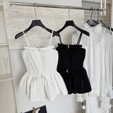 Cute A Line Spaghetti Straps White Short Summer Dress Holiday Party Outfits For Women HZ1121