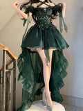 Sexy Ball Gown Off The Shoulder Short Sleeves 16th Birthday Dress Lolita Dress Birthday Outfits HZ1121