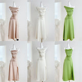 Sexy Mermaid Satin Summer Beach Dress Holiday Party Casual Outfits For Girls HZ1121