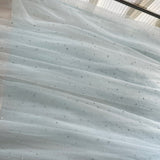 Sexy A Line Spaghetti Straps Blue Tulle Summer Dress Holiday Party Birthday Outfits For Teens HZ1121