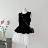 Sexy A line Jewel Neckline Black Short Summer Dress Holiday Party Outfits For Women HZ1121