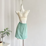 Tea Break French Puff Sleeve Hollow First Love Fishtail Dress 3-Piece Set HZ1121
