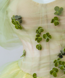 Sexy Ball Gown Off The Shoulder Sage Green Elegant Tulle Long Prom Dresses HZ1121