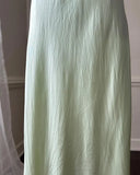 Simple A Line Straps Mint Green Long Prom Dresses HZ1022