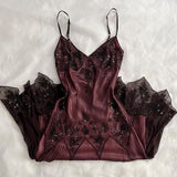 Vintage A line Straps Dark Pink Prom Dresses 22th Birthday Outfit HZ1022