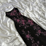 Vintage A line Straps Black Lace Prom Dresses 22th Birthday Outfit HZ1022
