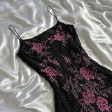 Vintage A line Straps Black Lace Prom Dresses 22th Birthday Outfit HZ1022