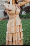 Simple A line Long Prom Dresses Evening Dress HZ1022