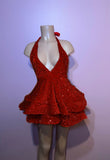 Simple 17th Birthday Dresses Sequin Birthday Outfits HZ1022