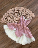 Princess Pink Sweetheart Neckline Jacquard A-Line Mini Homecoming Dress HZ1022