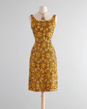 Gorgeous Gold Full Skirt Beaded Slim Fit Homecoming Dress HZ1022