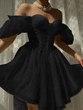 Elegant Glitter Sweetheart Mini 17th Birthday Dresses White Birthday Outfit HZ1022