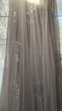 Stunning Purple Lace Tulle Backless Long Prom Dress HZ1022