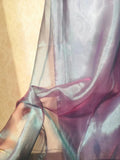 Flowing Bluish Purple Laser Long Prom Dress HZ1022