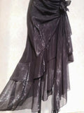 Beautiful Mermaid Spaghetti Strap Ice Blue Irregular Skirt Homecoming Dress HZ1022