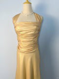 Stunning Champagne Halter Neck Sparkling Homecoming Dress HZ1022