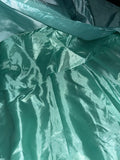 Elegant Mint Green Satin Beaded Strapless Long Prom Dress HZ1022