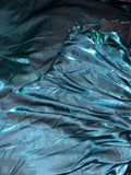 Chic Dark Green Strapless Herringbone Satin Prom Dress HZ1022