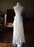 Elegant French Camellia Strap Irregular Prom Dress HZ1022