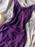 Charming Purple V-Neck Chiffon Prom Dress HZ1022