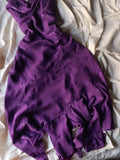 Charming Purple V-Neck Chiffon Prom Dress HZ1022