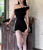 French Style Beautiful Butterfly Strap Design Off-shoulder 17th Birthday Homecoming Dress HZ1022