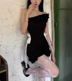 French Style Beautiful Butterfly Strap Design Off-shoulder 17th Birthday Homecoming Dress HZ1022