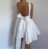 Cute Butterfly Backless Square Neck Waist Backless 17th Birthday Homecoming Dress HZ1022