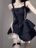 Cute Bow Strap Cake Birthday Short Skirt Homecoming Dress HZ1022