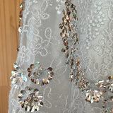 Pretty Strap White Sequin Lace Mini 17th Birthday Homecoming Dress HZ1022