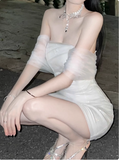 Elegant One-shoulder Design Hip-hugging 19th Birthday Homecoming Dress HZ1022