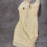 Elegant Halterneck Sleeveless Beaded Waist Birthday Short Dress Homecoming Dress HZ1022