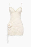 Sexy Lace V-neck Sling Bodycon Homecoming Dress HZ1022