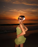 Sexy V-neck Halter Green Mini Birthday Dress Homecoming Dress HZ1022