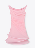 Designer Pink Off-the-shoulder Waist 16th Birthday Homecoming Dress HZ1022